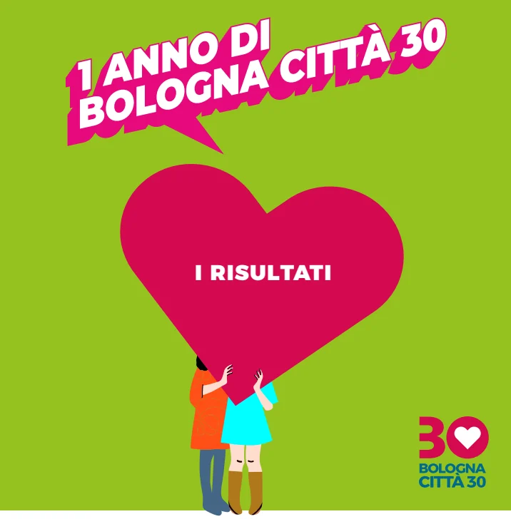 Copertina report Bologna Città 30, il bilancio del primo anno