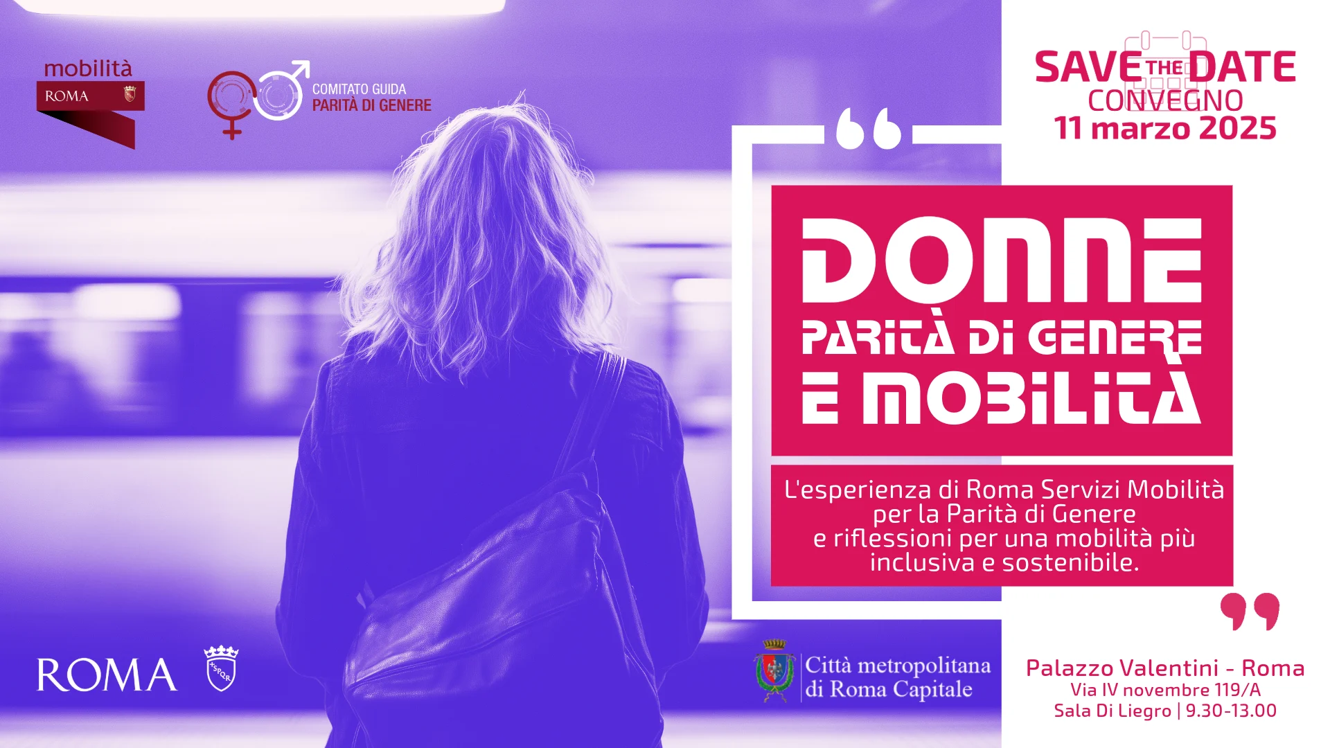 Donne, Parità di Genere e Mobilità, Un evento promosso da Roma Servizi Mobilità
