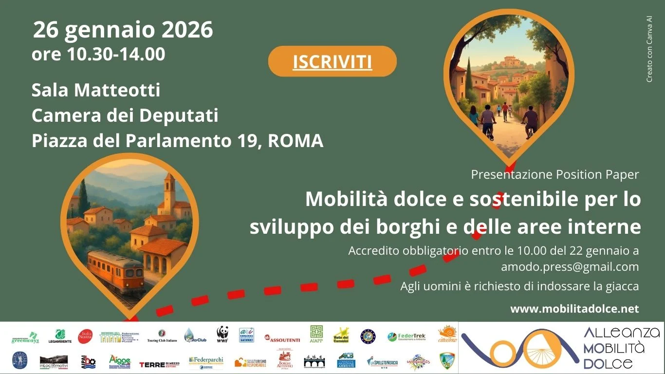 AMODO. Mobilità Dolce e Sostenibile per lo sviluppo dei borghi e delle aree interne.