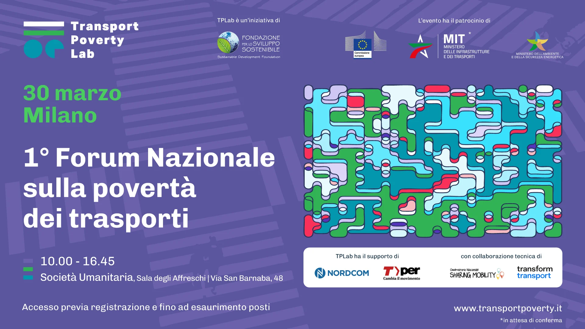 1° Forum nazionale sulla Povertà nei Trasporti