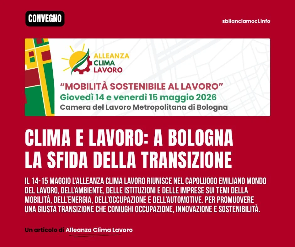 Clima e Lavoro: sindacati ed associazioni ambientaliste a confronto per la transizione nella mobilità e automotive